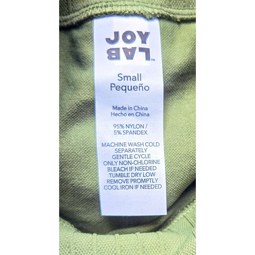 JoyLab Women's Seamless High Rise 7/8 Leggings Army Green Flexible Size Small - Picture 7 of 8